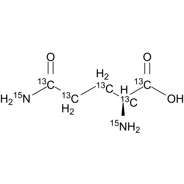 L-Glutamine-13C5,15N2 (L-Glutamic acid 5-amide-13C5,15N2) 285978-14-5